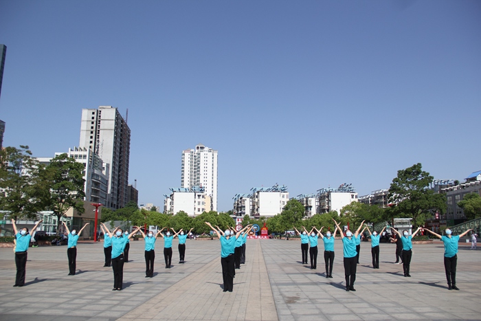 信阳市全民健身活动月线上健身活动启动