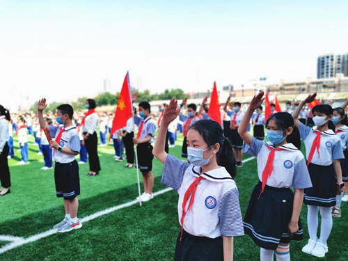 平桥区各学校精彩纷呈庆“六一”