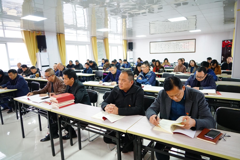 信阳工业学校召开党史学习教育动员大会