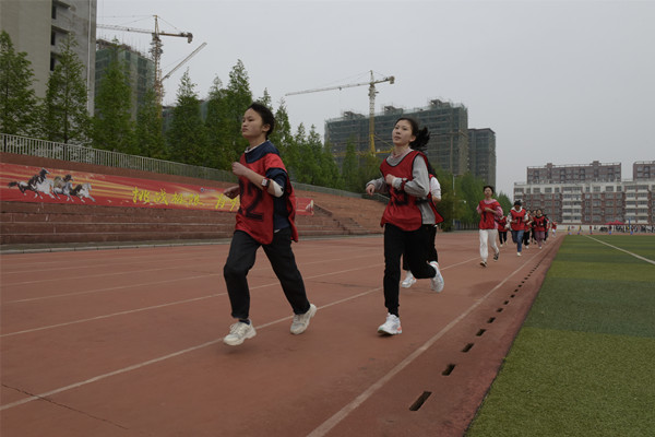 光山县中招两项考试有序开考