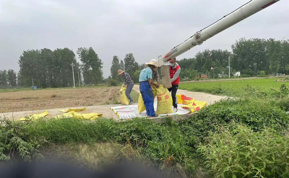 孙庙中心校志愿者帮助农民收粮食.jpg